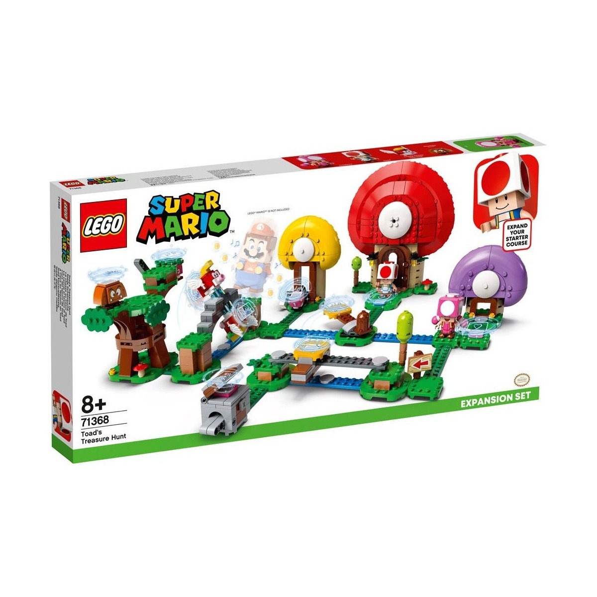 Конструктор Lego Пошук скарбів із Тоадом. Додатковий рівень 71368