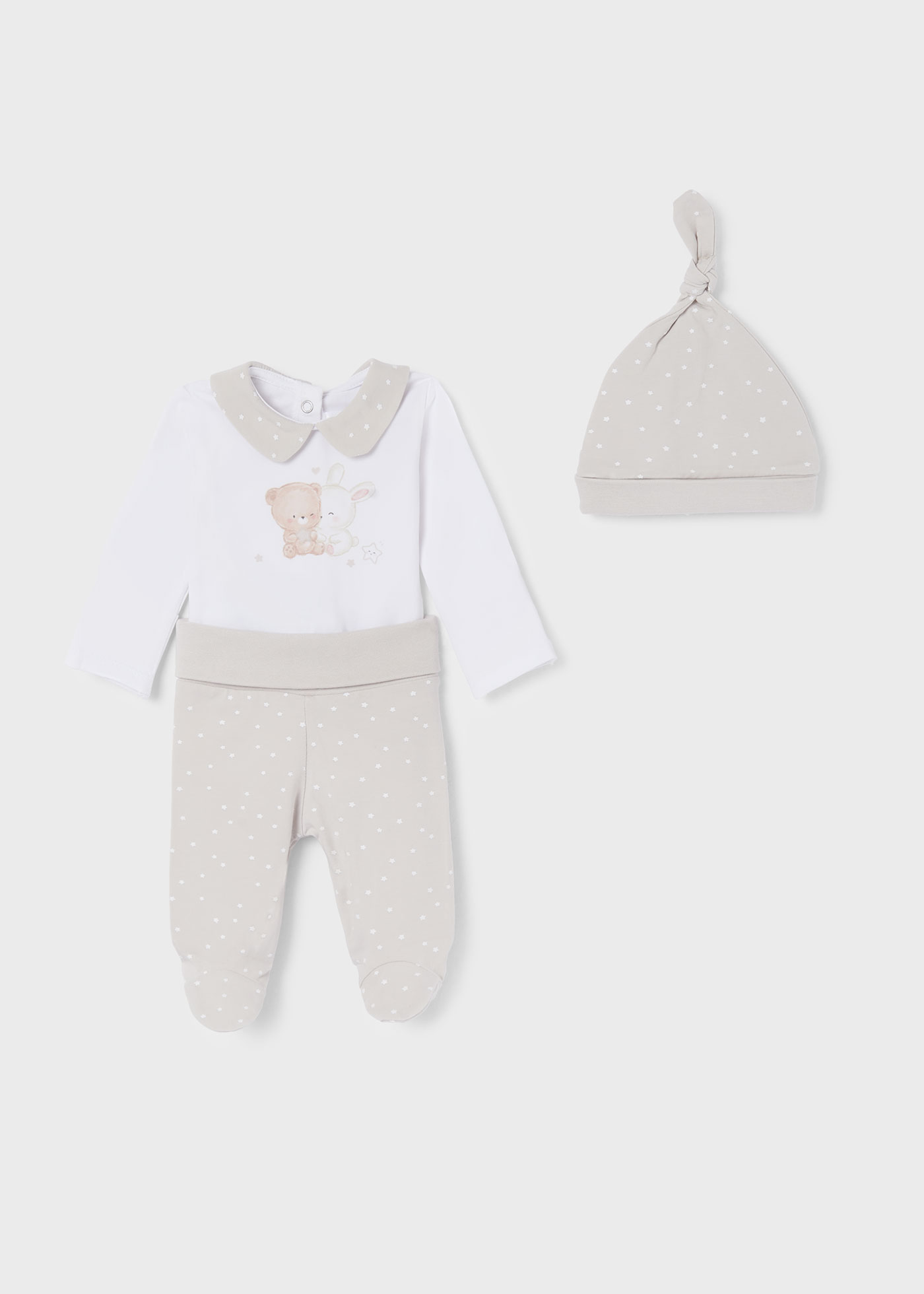 Подарунковий набір для хлопчика:боді,повзунки,шапочка Mayoral 09290 093