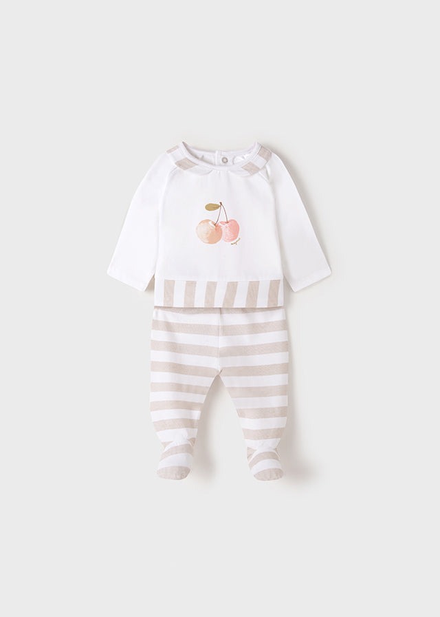 Комплект для дівчинки повзунки,кофтинка Mayoral 01590-014