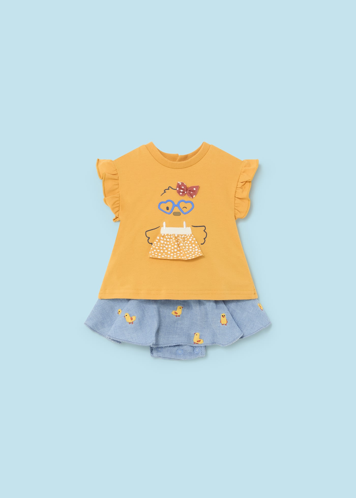 Комплект для дівчинки футболка,спідниця Mayoral 24-01812-019