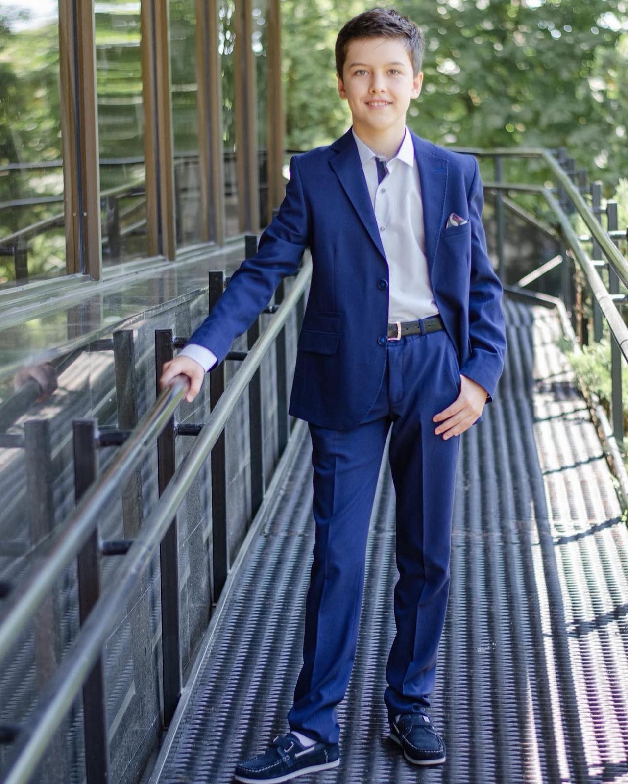 Костюм для хлопчика синій 105-2с