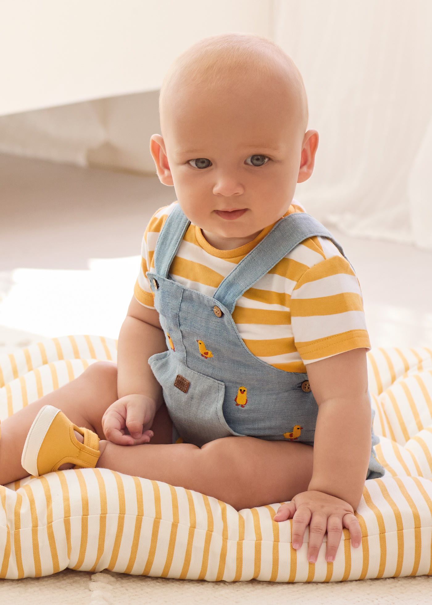 Комплект для хлопчика комбінезон,футболка Mayoral 24-01623-064