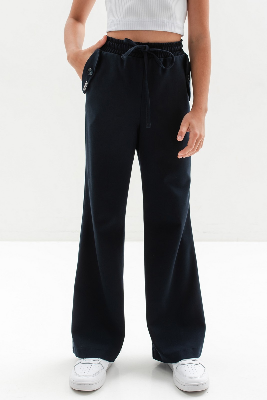 Брюки для дівчинки Адела синього кольору LP095-Y4F01bl