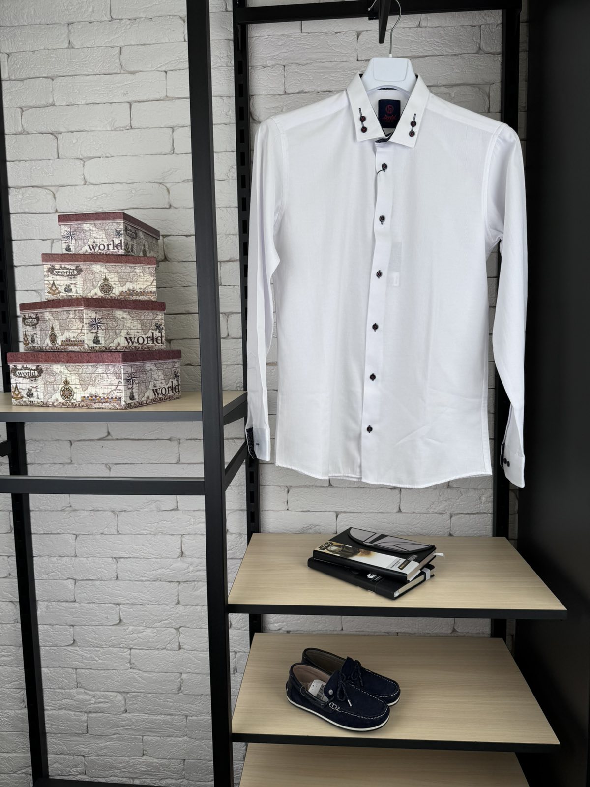 Сорочка біло-синя 470-1