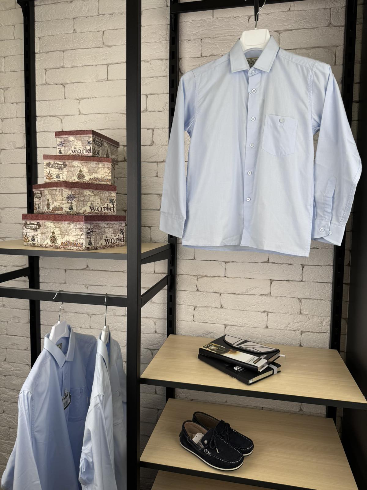 Сорочка блакитна д/р Dream blue