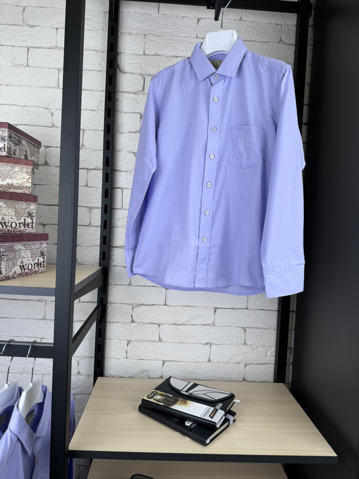 Сорочка лілова д/р Lily