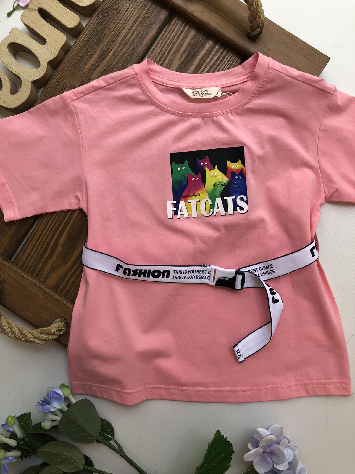 Туніка рожева Deloras 19197p