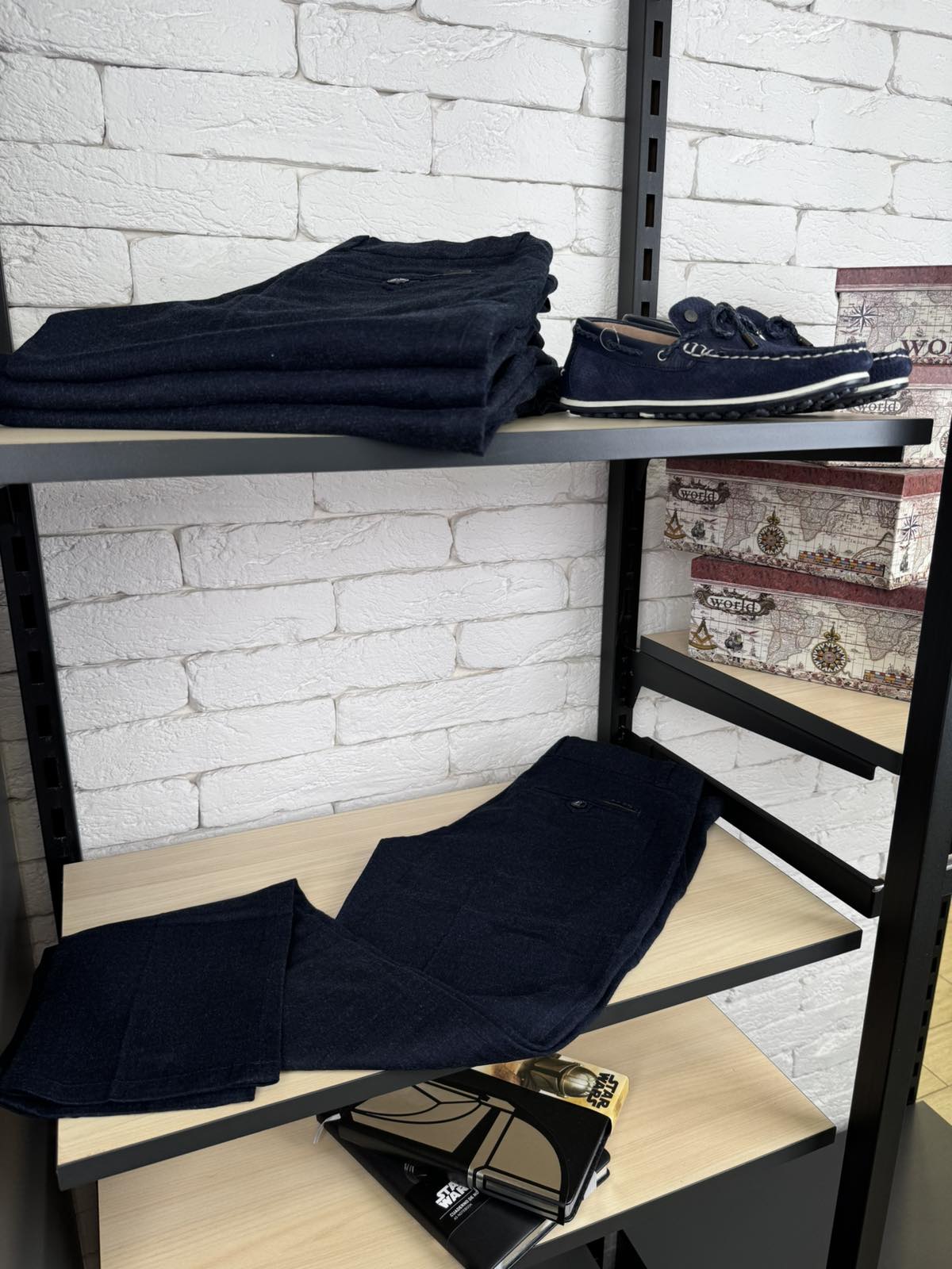 Брюки для хлопчика сині 00180-1-2-1с