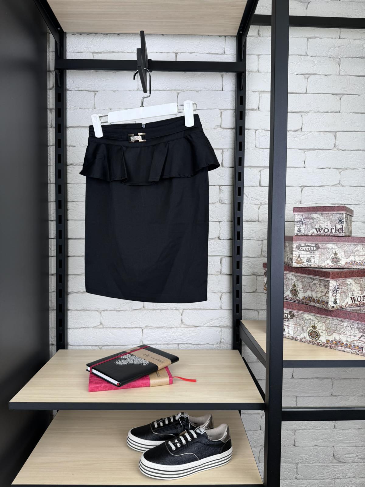 Спідниця для дівчинки чорна 123157-16