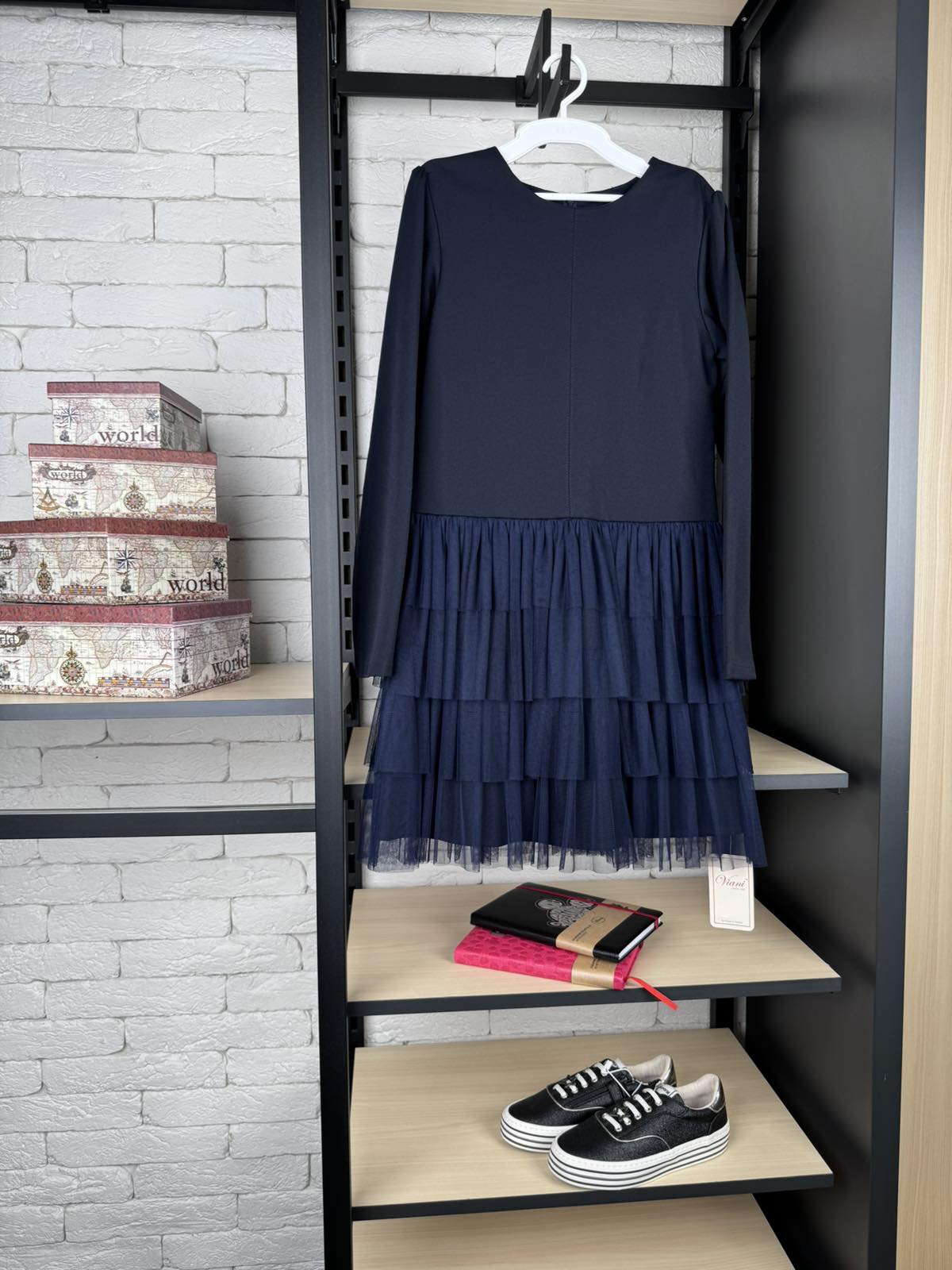 Сукня для дівчинки синя 183/1р11-12