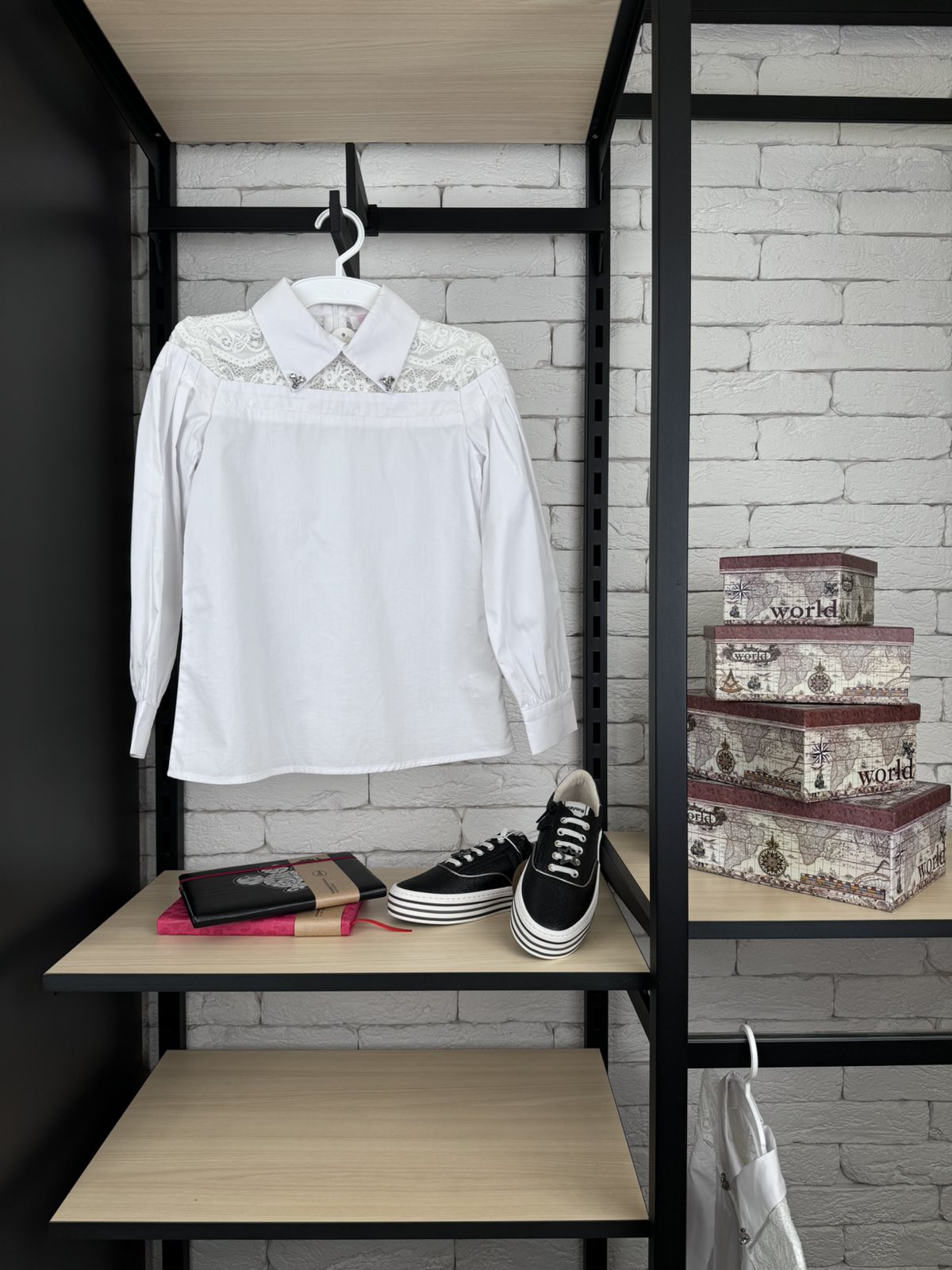 Блуза для дівчинки біла 184212-1