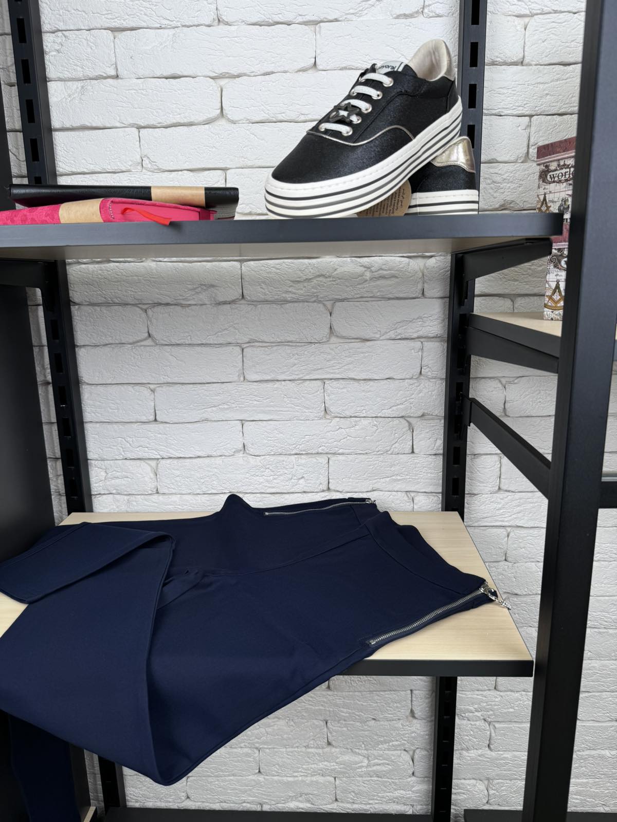 Брюки для дівчинки сині 184683-1