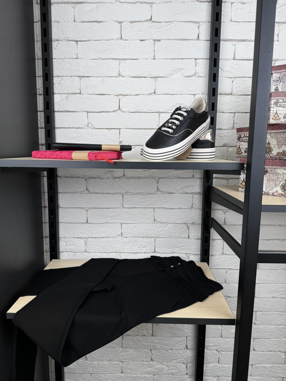 Брюки для дівчинки чорні 184811-1