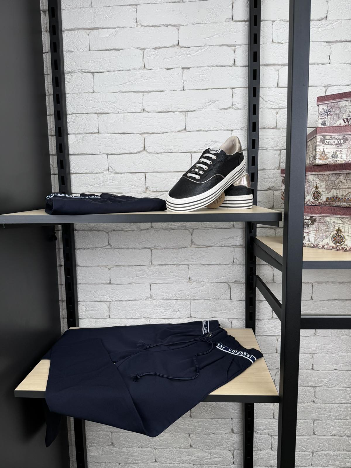 Брюки для дівчинки сині 185086-1