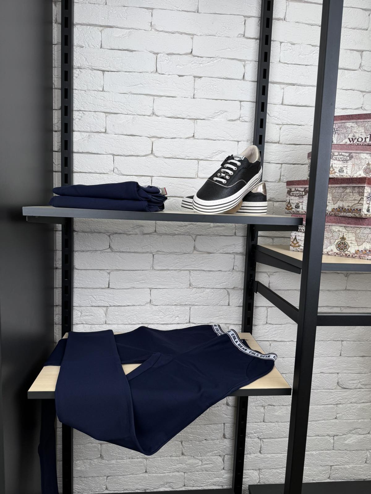 Брюки для дівчинки сині 185088-1