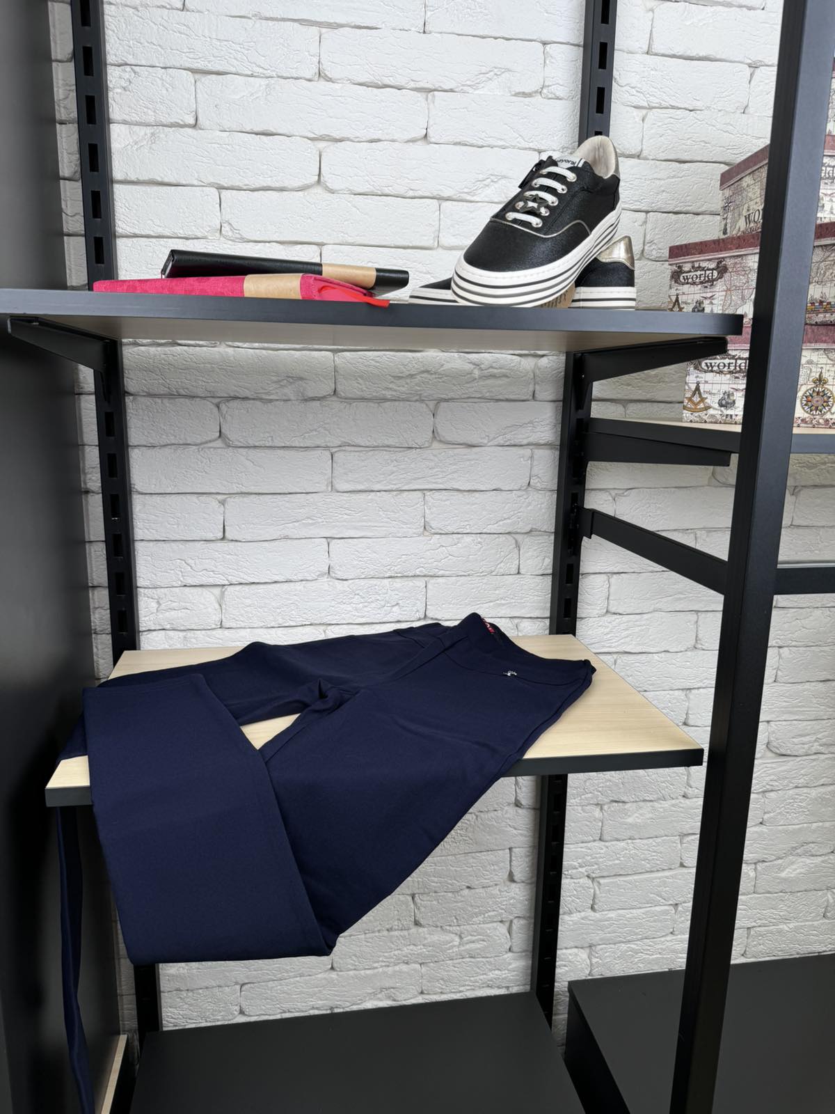 Брюки для дівчинки сині 185408-1