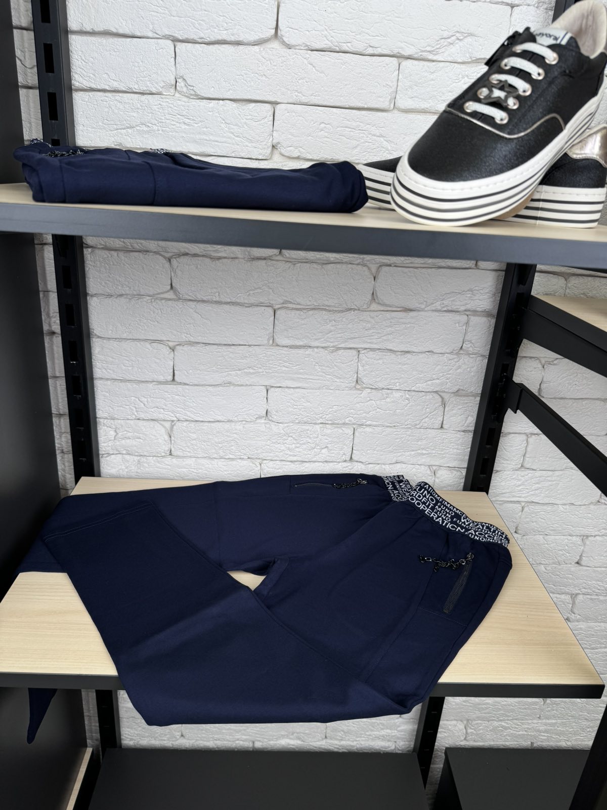 Брюки для дівчинки сині 185414А-1с