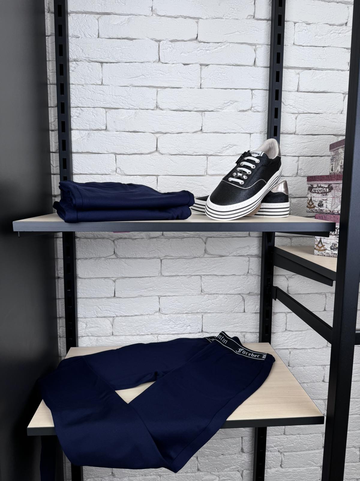 Брюки для дівчинки сині 185716-1