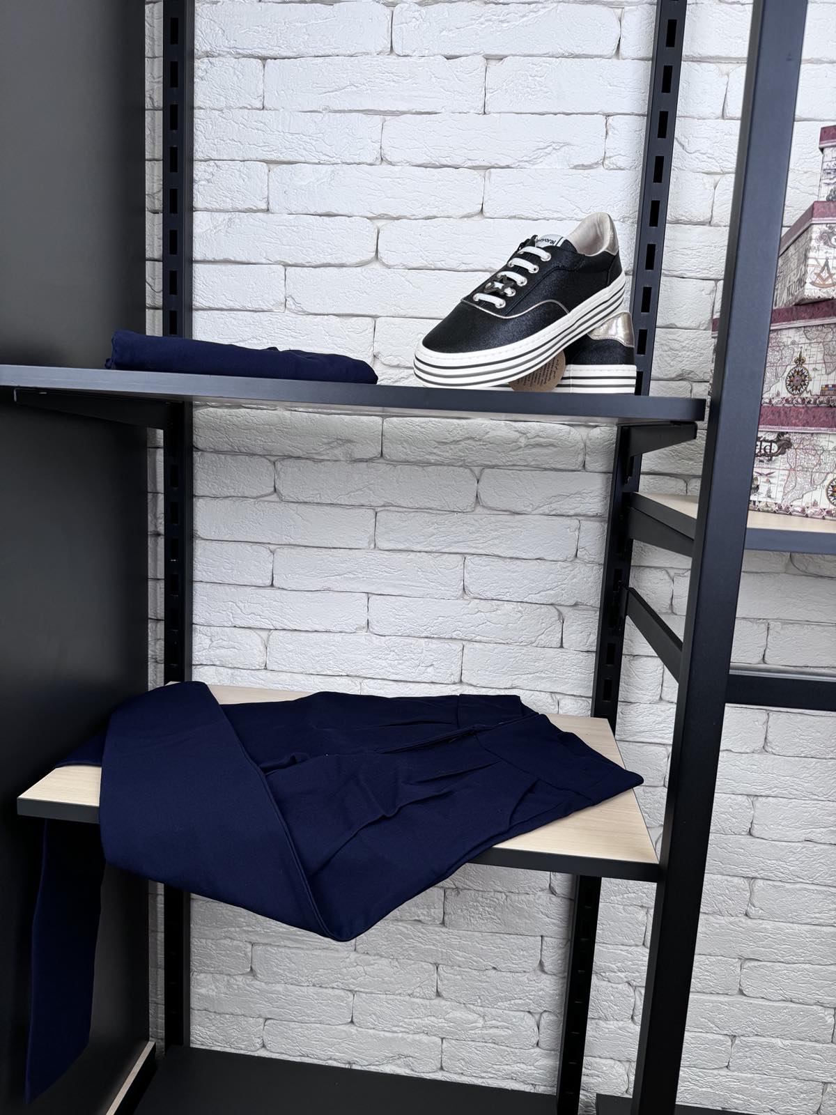 Брюки для дівчинки сині 185718-1