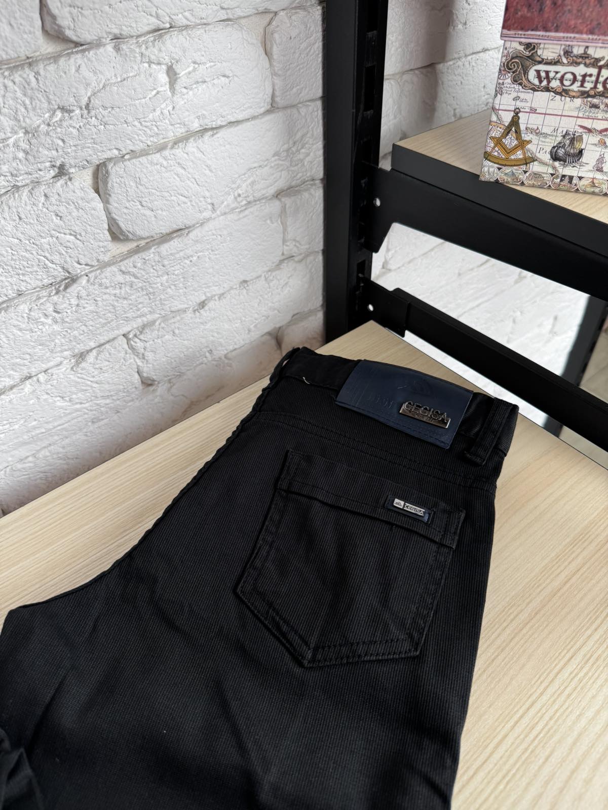 Брюки для хлопчика чорні 1907-1628