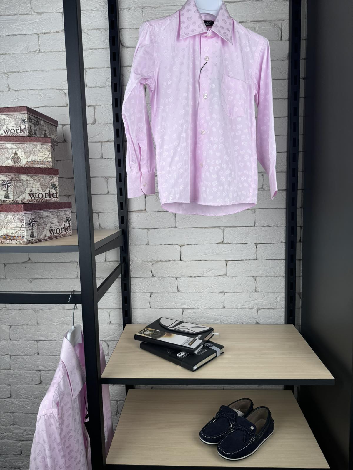 Сорочка рожева д/р 247-12п