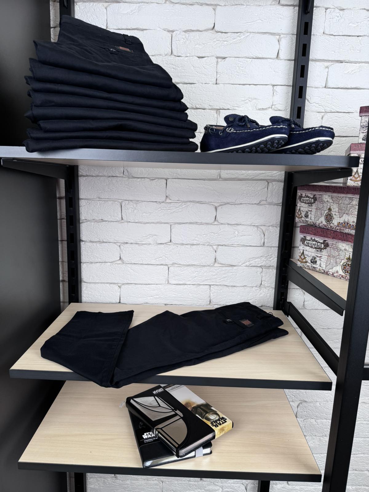 Брюки для хлопчика чорні 318-9-2ч