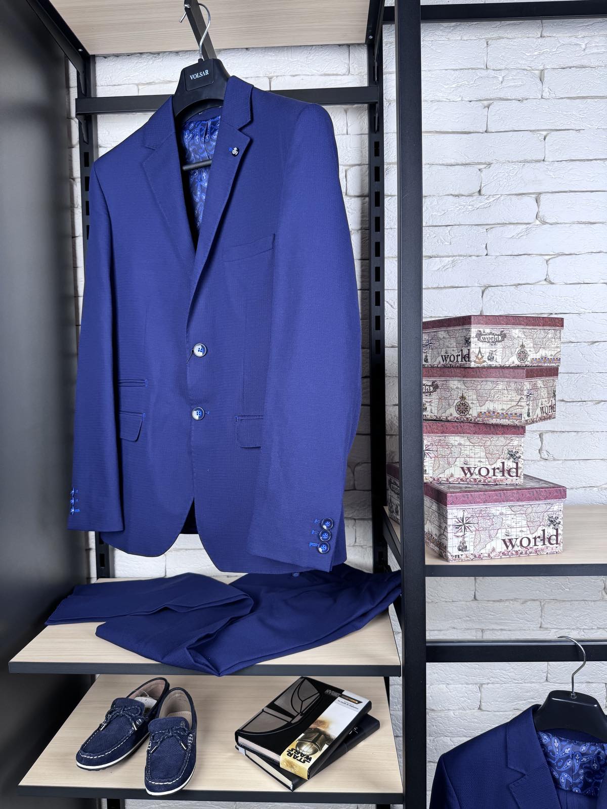 Костюм для хлопчика синій 105-2-1с