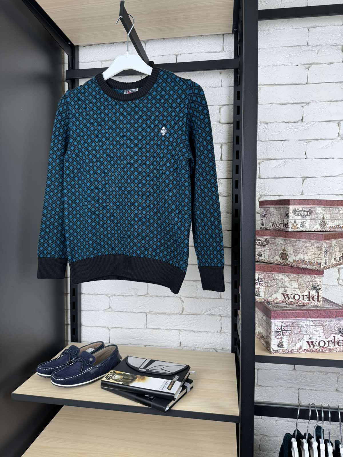 Светр для хлопчика зелений 80-15з