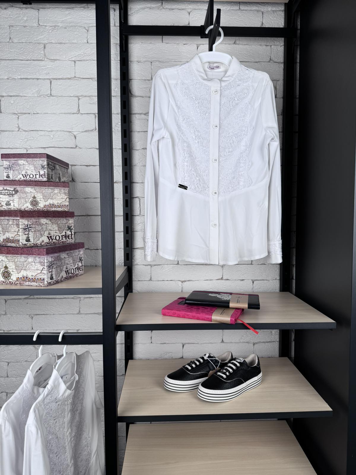 Блуза Тріша біла БЛ-39809б