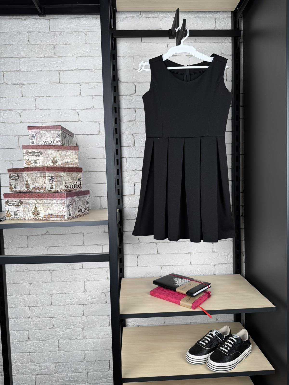 Сарафан для дівчинки чорний Лінда