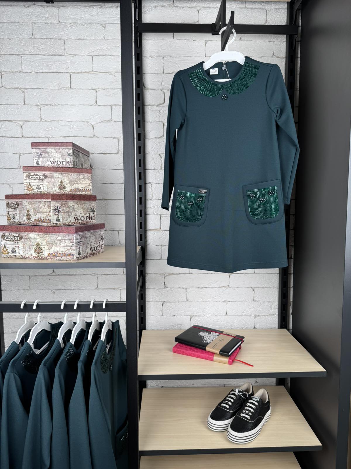 Сукня Мальвіна зелений ПЛ-75803з