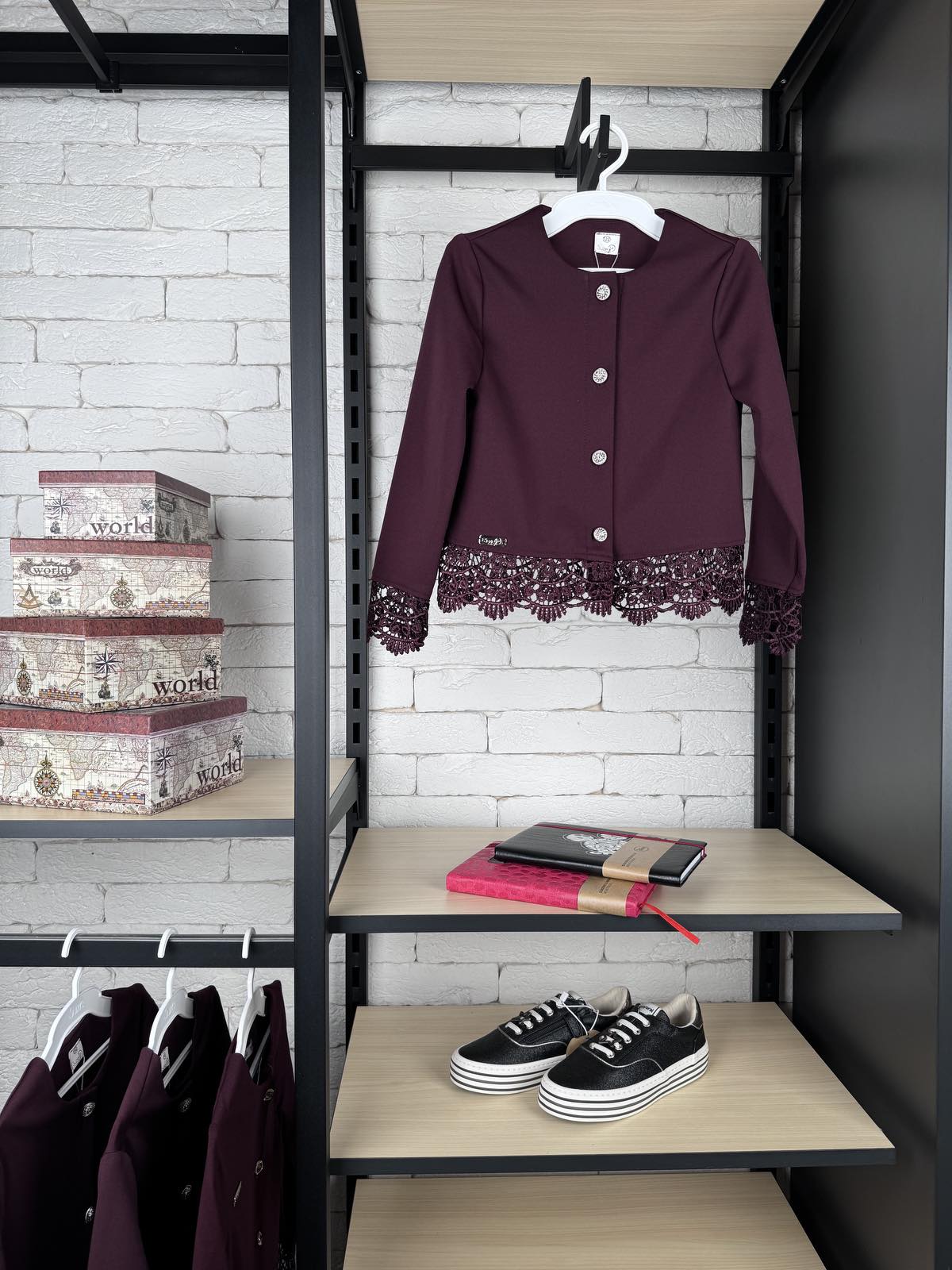 Жакет Алексія бордо ЖК-448031б