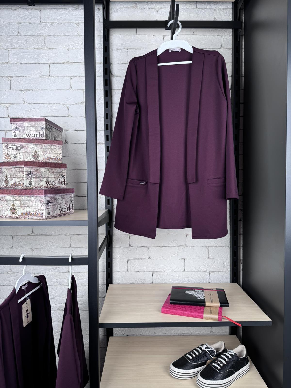 Кардиган Власта бордо ЖК-45803б