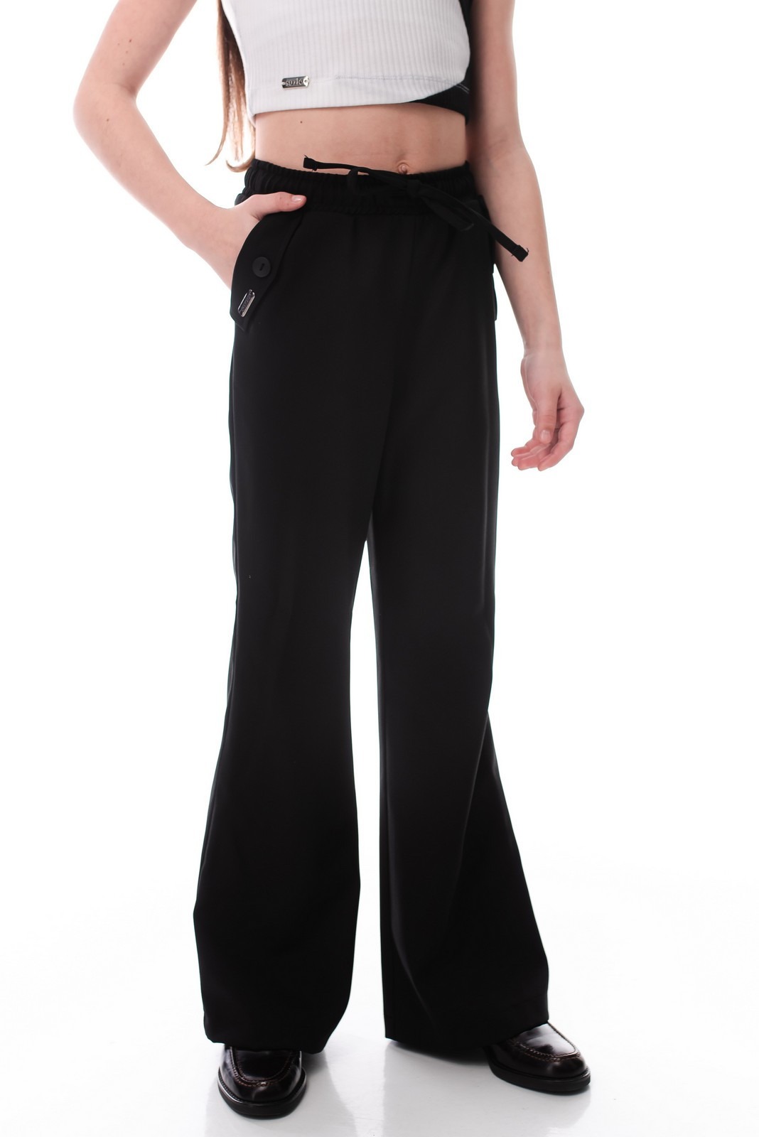 Брюки для дівчинки Адела чорного кольору LP095-Y4F01bk