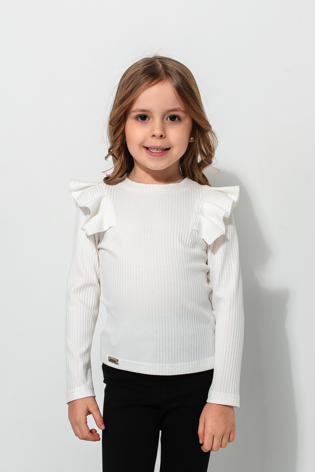 Лонгслів для дівчинки Місті молочний SW139-Y4F22ml