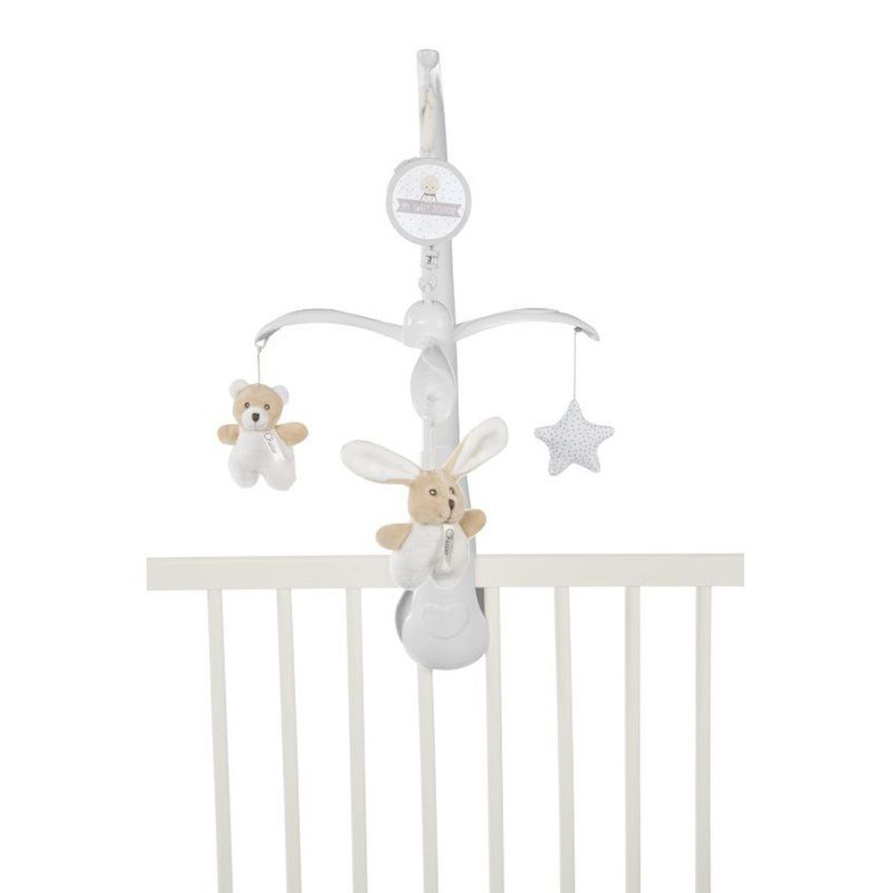 Іграшки для немовлят, розвиток й розваги Іграшка-мобіль на ліжко "Ведмежа і зайченя" серії "My Sweet Dou Dou" Chicco 09714.00