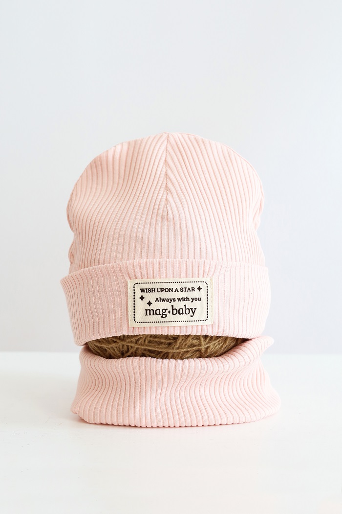 Шапочки, хустинки. Шапка з лапши "Ronny", Персикова Mag Baby 100041