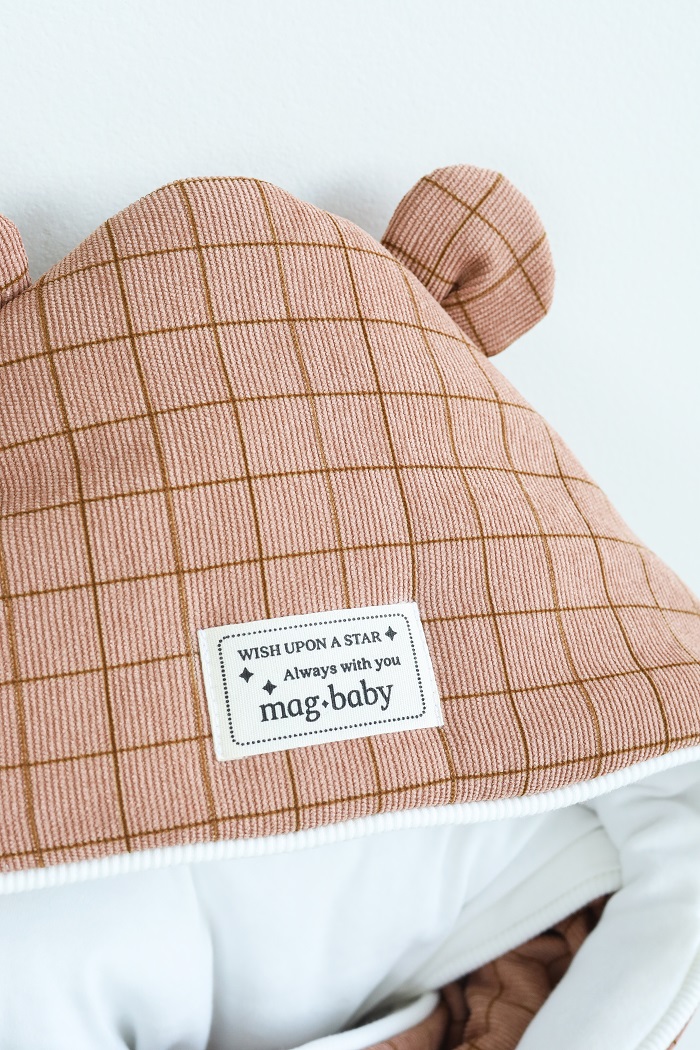 Пледи та конверти. Демісезонний конверт "Wally", Коричневий Mag Baby 105037