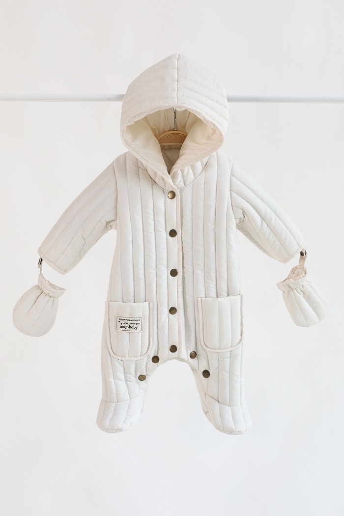 Верхній одяг. Стьобаний комбінезон "Frank", Слонова Mag Baby 112082