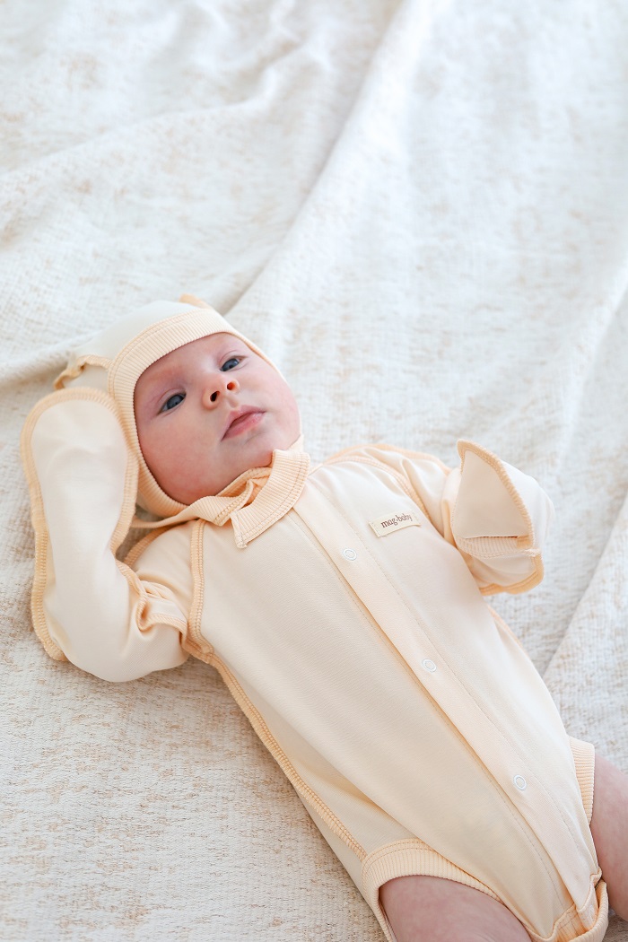 Боді і ромпери. Боді "Emeri", Вершковий Mag Baby 131780