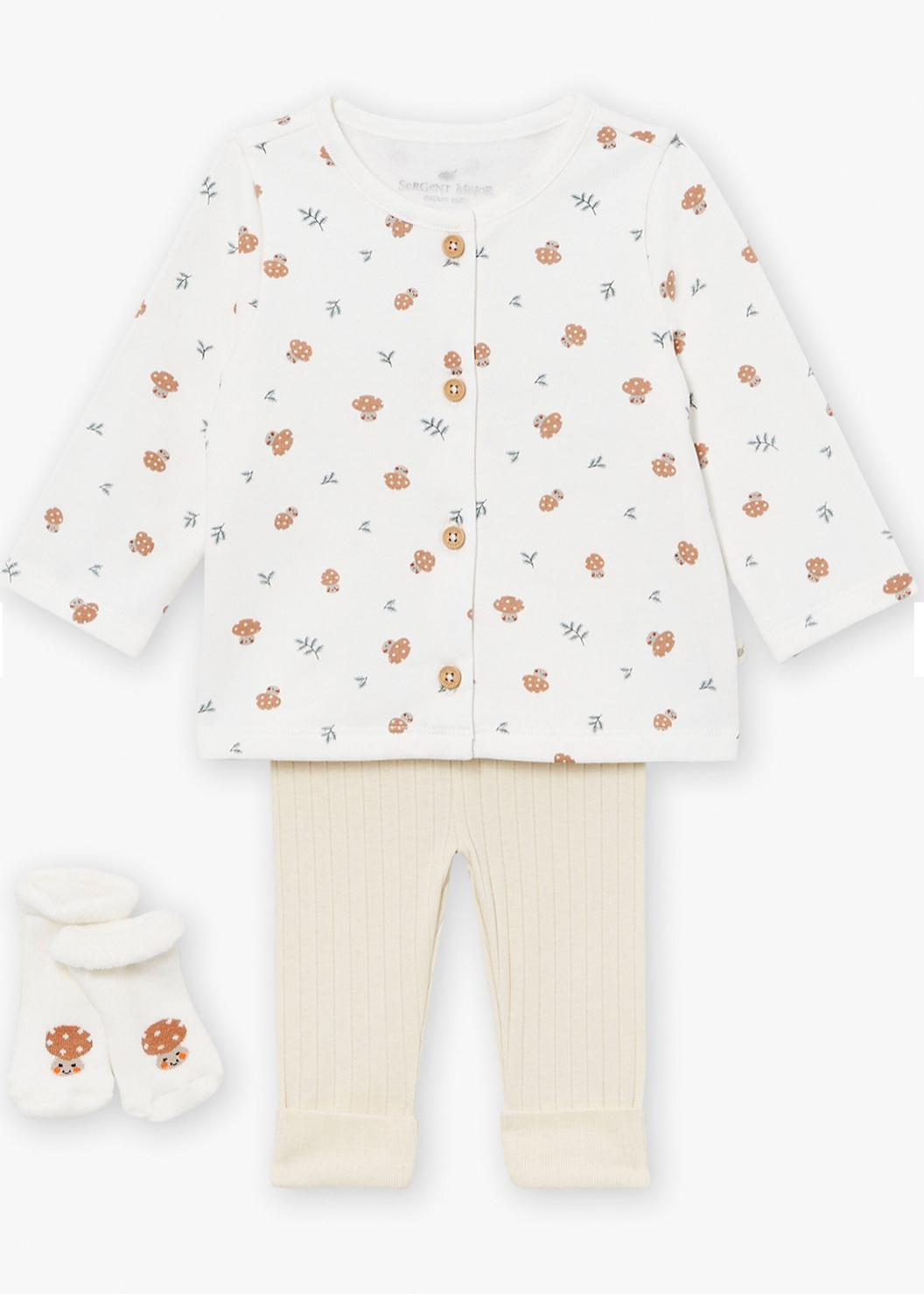 Комплекти. Комплект для немовля (кофта, штани, шкарпетки) Sergent Major 24H0CM12ENS