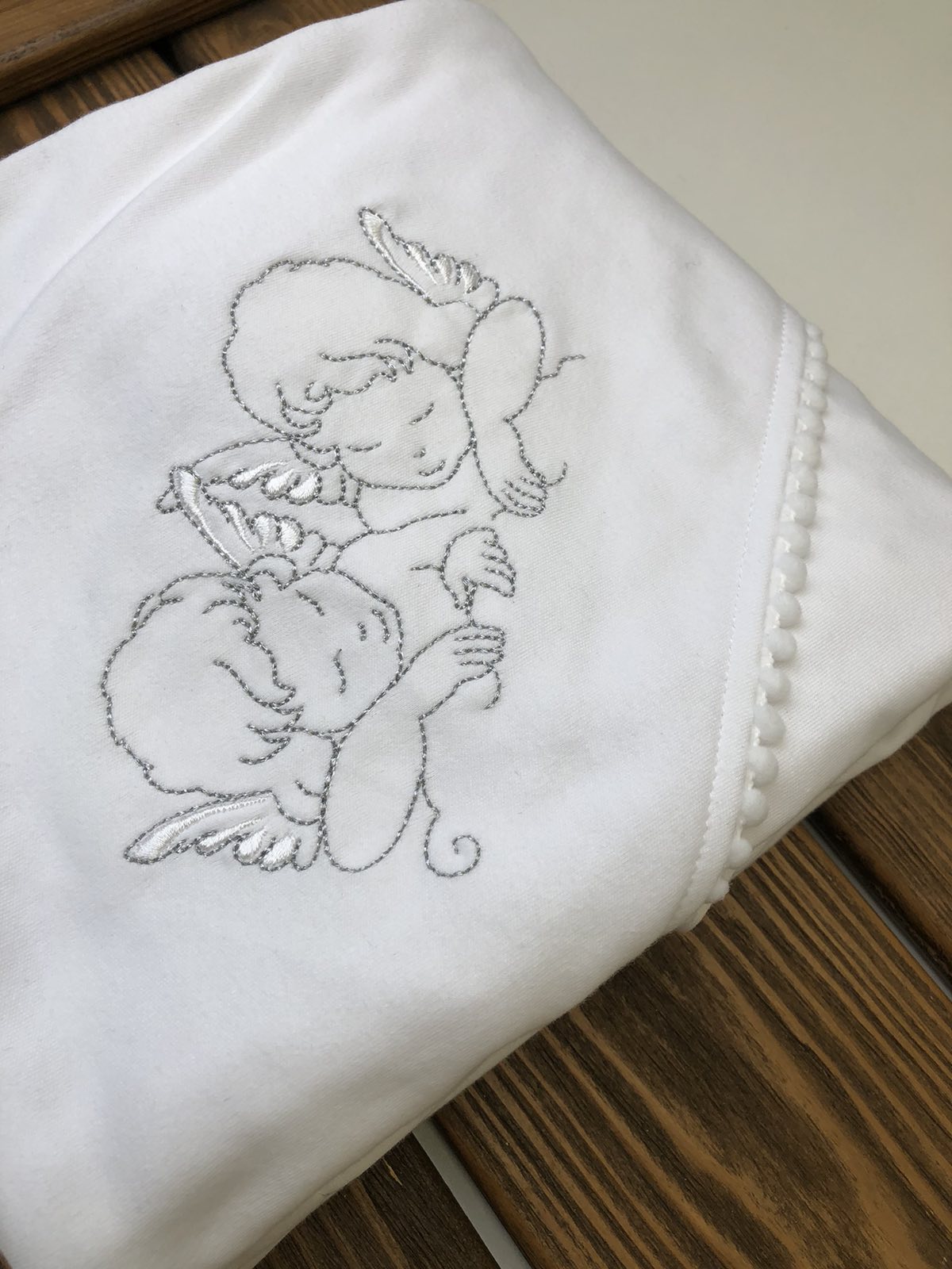 Пледи та конверти. Крижмо-плед для хрещення 14189