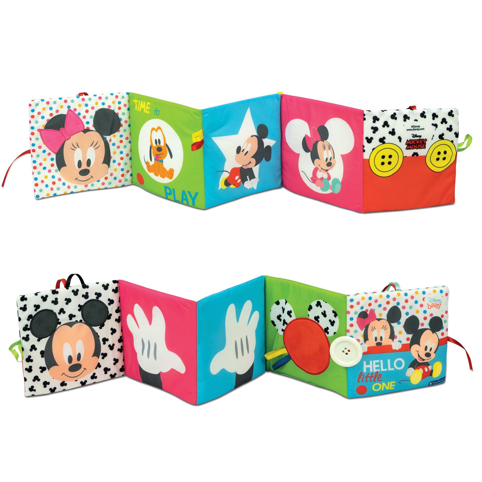 Іграшки для немовлят, розвиток й розваги. Іграшка-книга м'яка Clementoni "Soft Book" 17721