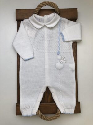 Чоловічок, повзунки. Чоловічок вязаний Lusie для хлопчика 33-10-1552