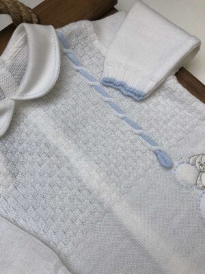 Чоловічок, повзунки. Чоловічок вязаний Lusie для хлопчика 33-10-1552