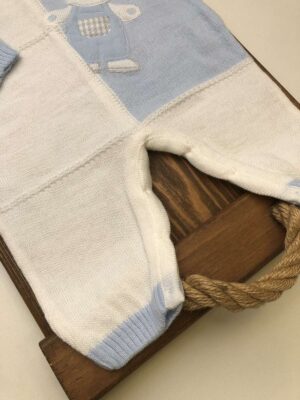 Чоловічок, повзунки. Чоловічок вязаний Lusie для хлопчика 56-10-1553