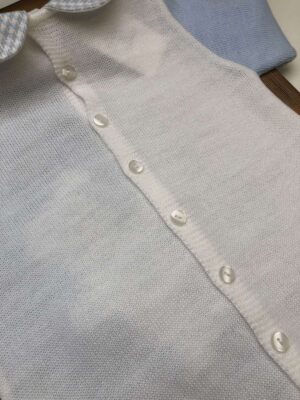 Чоловічок, повзунки. Чоловічок вязаний Lusie для хлопчика 56-10-1553