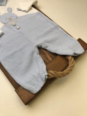 Чоловічок, повзунки. Чоловічок вязаний Lusie для хлопчика 59-10-1546