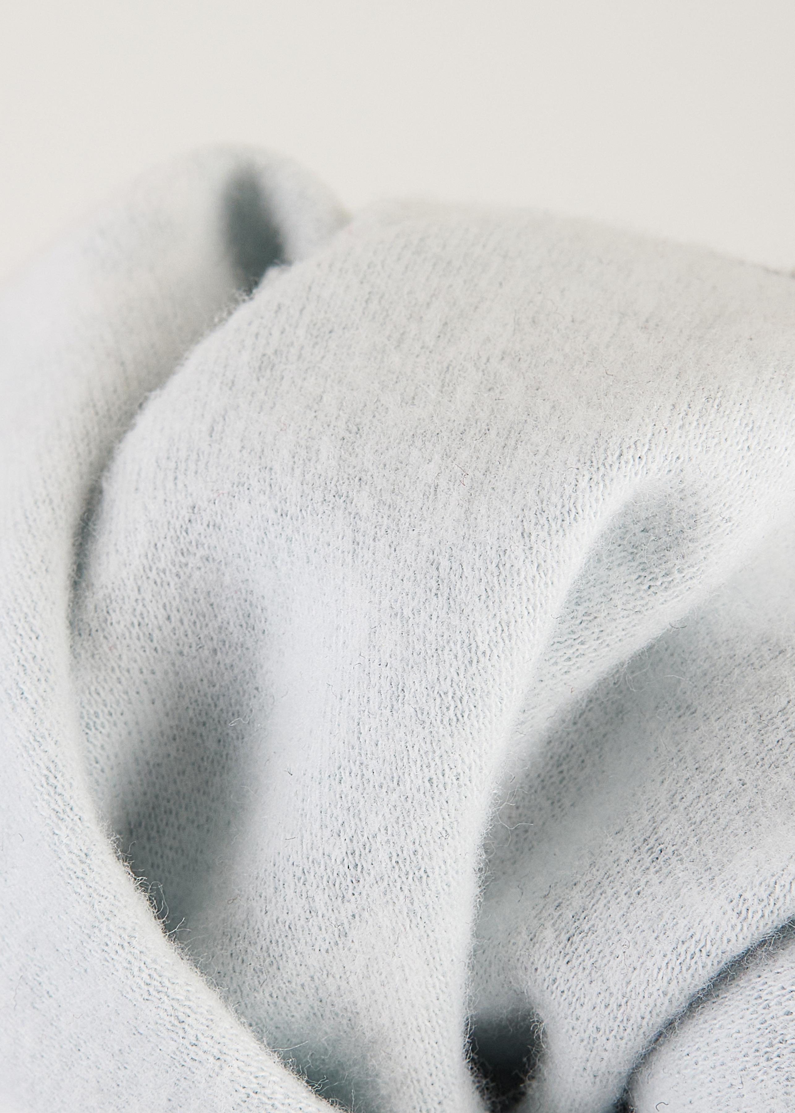 Чоловічок, повзунки. Комбінезон (чоловічок, сліп) ментоловий утеплений "Зайчики" 6039P32