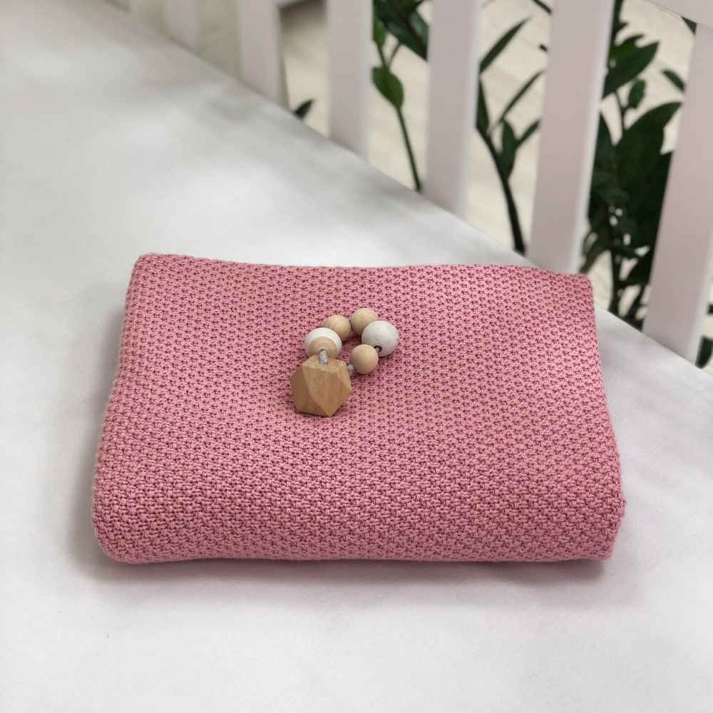 Пледи та конверти. Плед Рогожка чайна троянда 4061 9353470